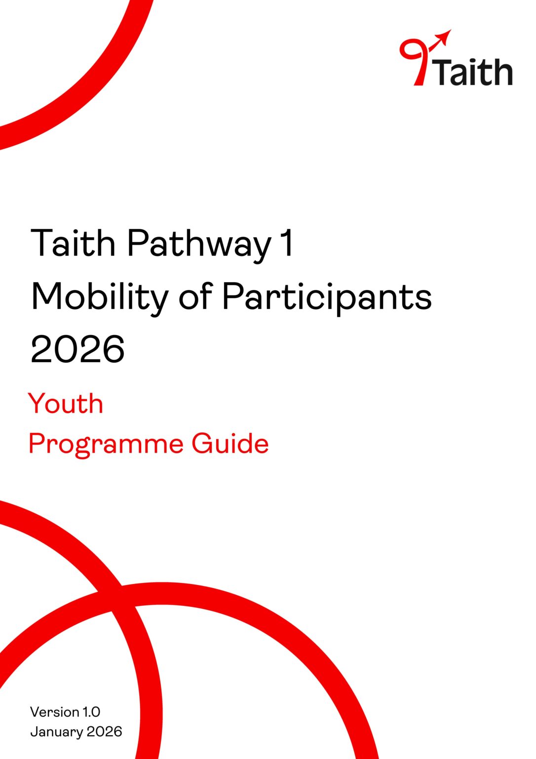 Pathways Program Application Sample Pathway 1 – 2026 - Page 1 - Taith